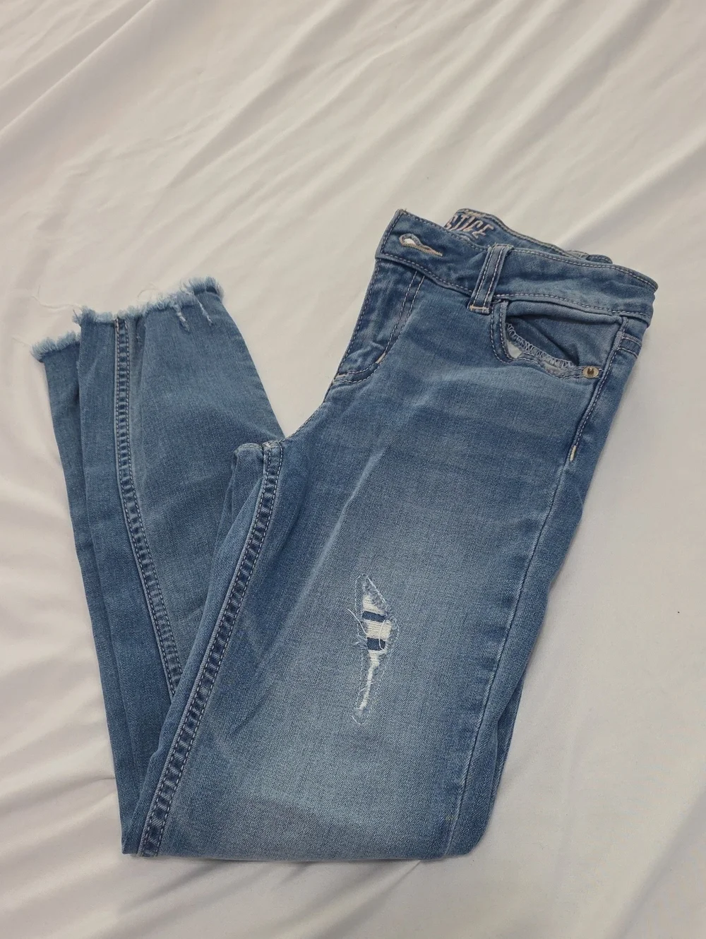 Justice Mid Rise Super Skinny Girls 12 Slim